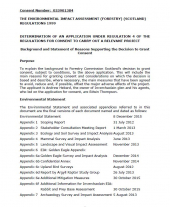 Inverchaolain Glen Consent Decision Schedule 2